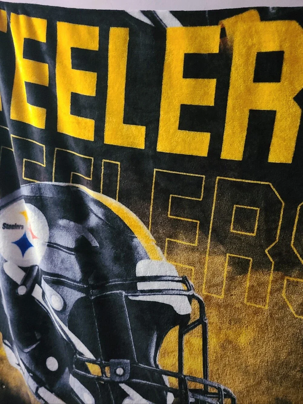PITTSBURGH STEELERS BIG PLUSH THROW BLANKET 80X60